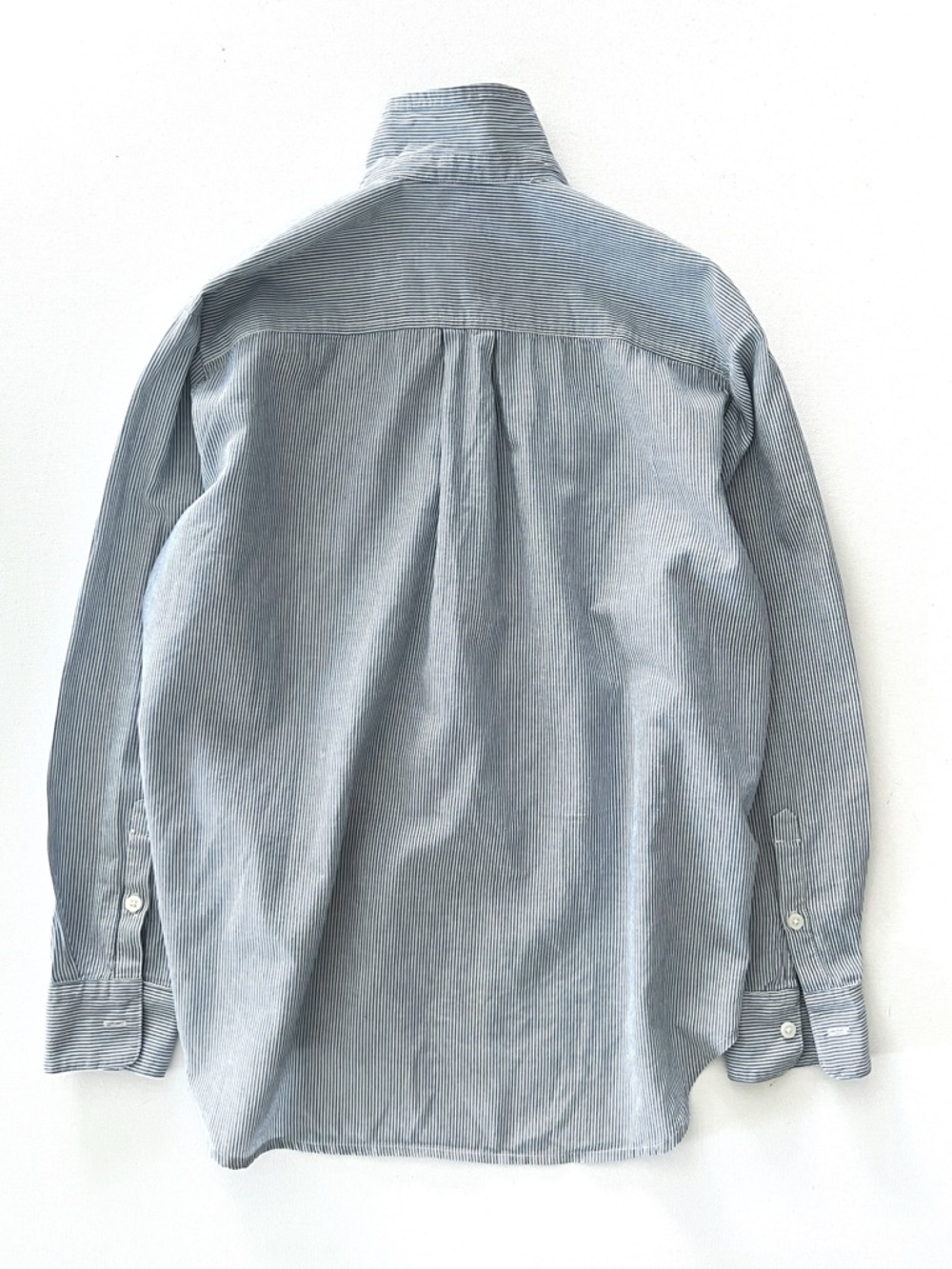 Madewell Side-button Ex-boyfriend Shirt in Blue Stripe Size Small - Picture 3 of 8